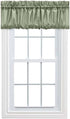 Ellis Curtain Stacey Sheer Balloon Valance, 60" x 15", Sage...