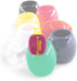 48 Pcs Beads Jewelry Making Kit DIY Hair Braiding Bracelet Ornaments Crafts Jumbo Round Pony (Pink/Yellow/Sky Blue)...