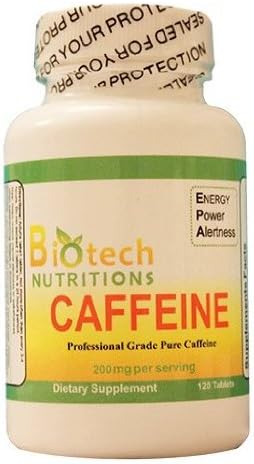 Caffeine Dietary Supplement, 120 Count...