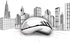Chicago ''The Bean'' Metal Keychain Keyring Souvenir (Pack of 3), Silver...