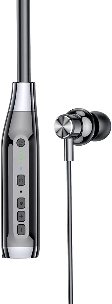 Wireless Bluetooth Headphones with TF Card Slot, 100H Playtime Neckband Bluetooth Earphones Wireless Earbuds, Running Wireless Earbuds Bluetooth f...