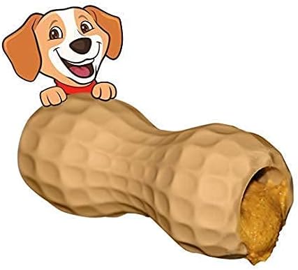 Poochie Butter Toy - Natural Rubber Dog Peanut Butter Toy - Premium Treat Toy for Dogs - Dog Treat Dispenser - Durable & Interactive Dog Toys - Fu...