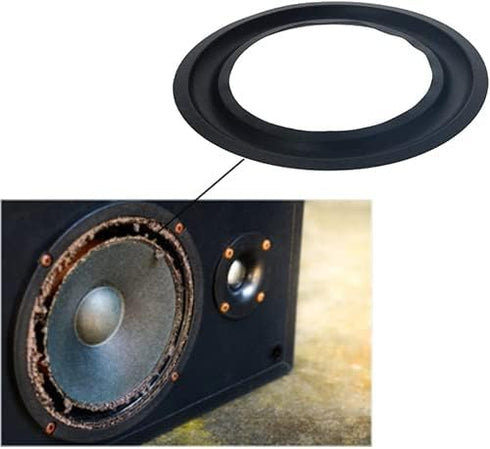 Fielect 2Pcs 3.5inch/90mm Foam Speaker Edge Surround Rings Replacement Kit for Speaker Repair or DIY Black...