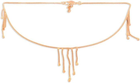 Efulgenz Gold Tone Dainty Ankle Bracelet Pair for Women Indian Anklet Set Payal Boho Beach Barefoot Sandals Feet Statement Jewelry for Women...