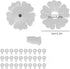 Hummingbird Feeder Replacement Flowers, 30 Sets Unique Replaceable Hummingbird Bird Feeder Flower Hanging Bird Feeding Ports Replacement Parts for...