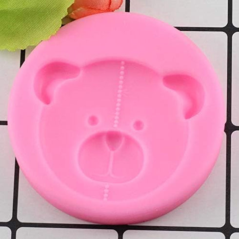 JQS Bear Shape Silicone Mold Fondant Molds Cake Decorating Tools Sugar Craft Kitchen Baking Moulds Chocolate Gumpaste Mould...