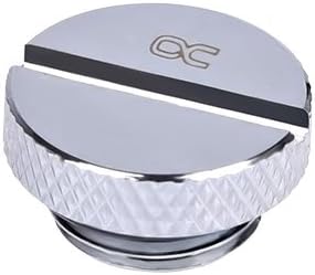 Alphacool G1/4" HF Stop/Plug Fitting - Chrome (17197)...