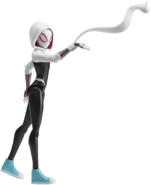Marvel Spider-Man: Across The Spider-Verse Spider-Gwen Toy, 6-Inch-Scale Action Figure with Web Accessory, Toys for Kids Ages 4 and Up...
