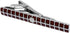 Burgundy Check Tie Clips...