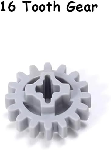 16PCS MOC Technical Gears Pack Compatible with Stnadard Building Block Assortment Kit 8/16/24/40 Tooth Gear...