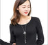 Sither Long Hoop Necklace for Women Crystal Pendant Necklace Sweater Chain Statement Necklace Choker Adjustable Charm Jewelry Crystal Accessories ...