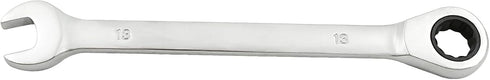 13mm Ratcheting Combination Wrench, 72 Teeth Metric Ratcheting Wrench SAE 12 Point Ratchet Box Ended Spanner Tools...