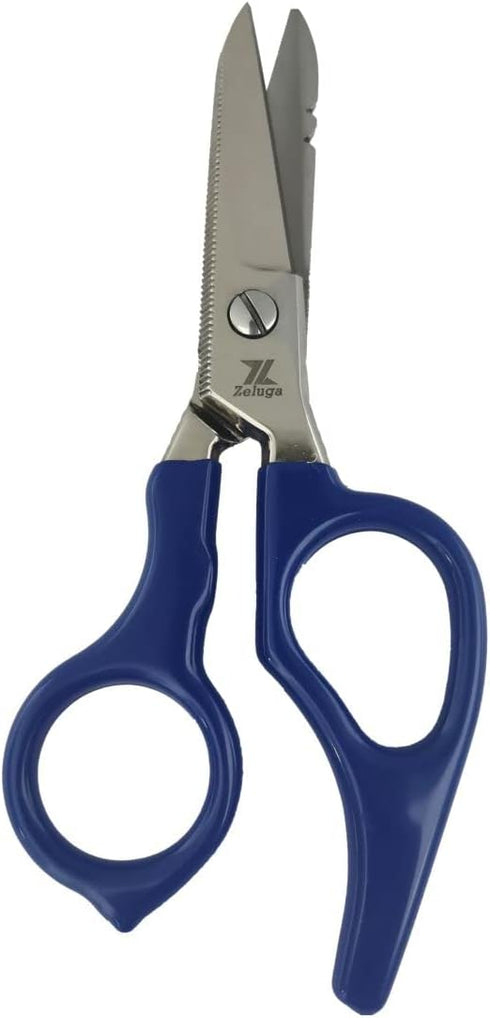 12-229 5in. Heavy Duty Stainless Steel Electrician's Scissor with Ergonomic Handle...