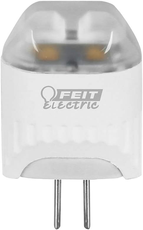 Feit Electric 10W Equivalent Warm White (3000K) Wedge LED G4 2-Pin Base 12-Volt Landscape Garden Light Bulb...