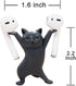 Cute Stuff Home Decor Fun Kitty Decoration for Desk Shelf Magnetic Dance Cat Airpod Holder Headphone Earbuds Holder for Apple AirPods 1& 2 3 Pro, ...