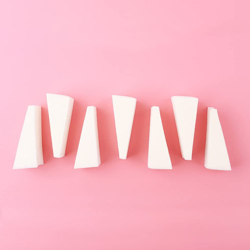 Amazon Basics Cosmetic Rectangular Foam Wedges, 192 Count (6 Packs of 32), White (Previously Solimo)...