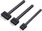 Prong Punch Tool Set, 3pcs Leather Row Round Hole Tooth Punch Tool, 2/4/6 Prong Row Hole Punch DIY Diamond Lacing Stitching Chisel Set Leather Cra...