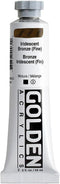 GOLDEN Heavy Body Acrylics, Iridescent Bronze (Fine), 2 fl. oz. / 59 ml jar, Professional Acrylic Paint...