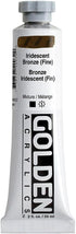 GOLDEN Heavy Body Acrylics, Iridescent Bronze (Fine), 2 fl. oz. / 59 ml jar, Professional Acrylic Paint...