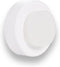 EVI | Wall Mounted Doorstop | Natural Silicone | Adhesive or Screw Installation | Stainless Steel | Mod. I-254 (White Rubber - White Lacquered)...