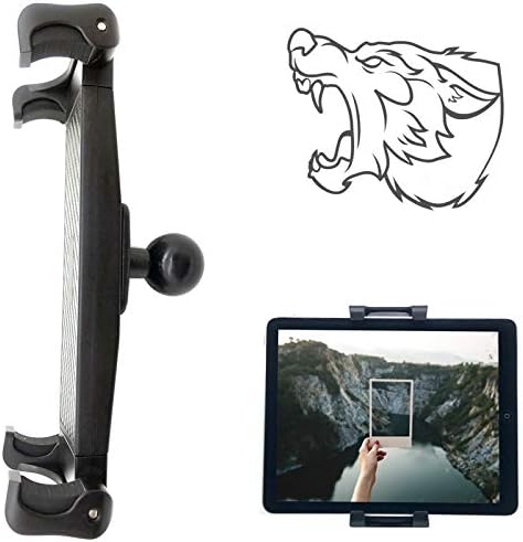 Lycan Series Tablet Smartphone holder with 1" rubber coating ball for iPad Pro Air Mini iPhone 13 12 Pro MAX Galaxy Tab S21 S22 oneplus (Compatibl...