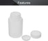 Othmro 100ml Plastic Bottles Lab Chemical Reagent Bottles Wide Mouth Liquid Solid Round Bottles Sample Storage Containers Sealing Storage Bottles ...
