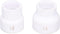 2Pcs TIG Welding Cup Welding Torch Cup Ceramic Nozzle Accessory Kit for WP9/17/18/20/25/26 (White)...