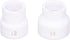 2Pcs TIG Welding Cup Welding Torch Cup Ceramic Nozzle Accessory Kit for WP9/17/18/20/25/26 (White)...