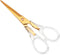 NatSumeBasics Rose Gold Scissors Clear Office Scissors All Purpose Scissor Professional Fabric Dressmaker Shears for Cutting Paper Cloth Leather C...
