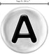 Song Xi 1200pcs Silver Letter Beads for Bracelets, 4x7mm Black Alphabet Beads Friendship Bracelets Jewelry Making Kit for Christmas Gifts...
