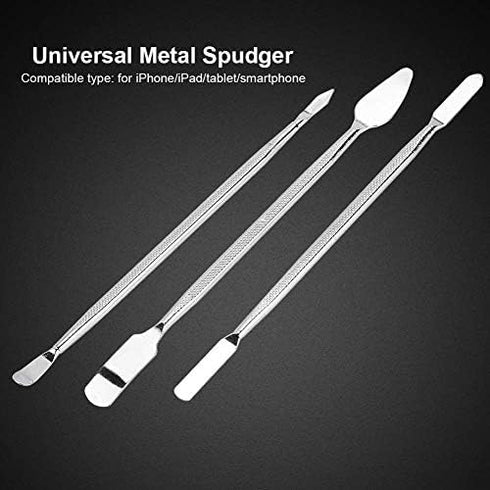 Metal Spudger Set Dual Ends, Universal 3pcs/set Spudger Kit Metal, Repair Opening Metal Pry Tool for Tablet for Other Smart Device...