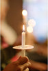 Concordia Supply Paper Disc Drip Protectors - 3" Candle Protector Covers for Taper, Vigil & Prayer - Ideal Candlestick Holders for Candlelight Ser...