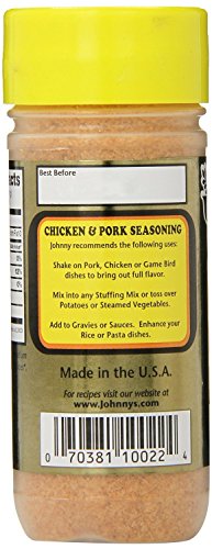 Johnny's Chicken and Pork Seasoning, 4.75 Ounce (Pack of 2)...