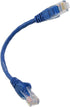 CablesOnline 10-Pack 6inch CAT5e UTP Ethernet RJ45 Full 8-Wire Blue Patch Cable, U-000BL-10...