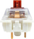 Granvela Gateron KS-9 Brown Switches with White Bottom Clear Top, Smooth Tactile Feedback, 55g Actuation Force, 3-pin Design, Compatible with Cher...