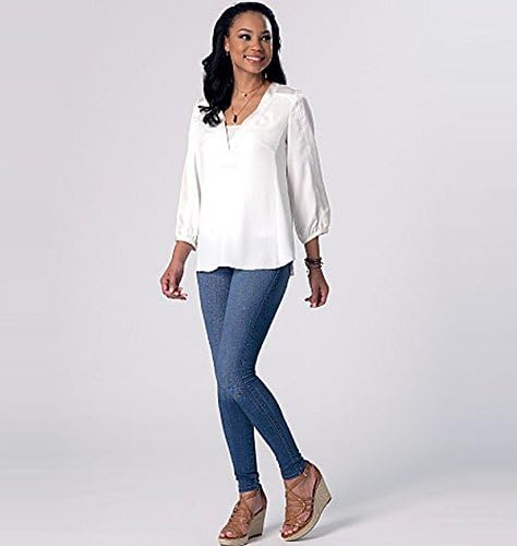 McCall's Patterns M7357E50 M7357 Misses' Banded Tops with Yoke, Size E5 (14-16-18-20-22)...