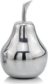 Modern Day Accents 3863 Peral Small Polished Pear, Fruit Decor, Gifts, Tabletop, Silver Home Decor Centerpiece, Room Decor Aesthetic, Office Desk ...