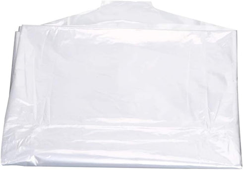 20 Packs Clear Plastic Clothes Covers 47inch Garment Bags for Hanging Clothes Dry Cleaning Hanging Dust Proof Garment Bags Clear Clothes Covers fo...
