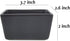 Sizikato Matte Black Porcelain Sugar Packet Holder Tea Bag Bowl, 5 Oz...