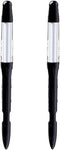 Aquameter - Small - Black - Bundle of 2 - Leave-in Soil Moisture Meter for Potted Plants - Plant Water Sensor - Refillable...