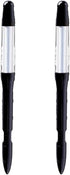 Aquameter - Small - Black - Bundle of 2 - Leave-in Soil Moisture Meter for Potted Plants - Plant Water Sensor - Refillable...