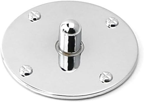 iJDMTOY 2.5-Inch Polished Silver/Chrome Finish Classic Muscle Car Quick Release Lock/Latch Pin Aesthetic Kit w/ Metal Cables, Compatible with Any ...