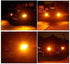 Qoope BAU15S 7507 PY21W LED Bulbs Amber Yellow, Non-polarity 12-24V Super Bright for Turn Signal Tail Brake Lights (Pack of 4)...