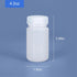4.2 oz Wide Mouth Lab Reagent Bottle, Laboratory Grade Chemical Container, Sealed Leak-proof Translucent HDPE Bottle, Pill Bottle, Water Sample Bo...