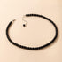 Asphinien Asphire Vintage Black Beaded Choker Bohemian Bead Ball Necklace Dainty Women's Collar Necklace Prom Party Festival Gift...