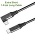 1-Foot USB4 Cable Compatible with Thunderbolt 3, Thunderbolt 4 and USB-C - Supports 8K HD Display, 40gbps Data Transfer, 240W Charging - 90-Degree...