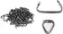 WATERCARBON Tools126 Auto Parts Industries Straight Hog Ring Upholstery Installation Kit Pliers Seat Cover Upholstery Hog Rings pack-100-Piece Rin...