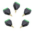 5 Pack 1/8" 3.5mm TRRS Male Jack Terminal Block Connector, 3.5mm Stereo Audio Plug Headphone AUX Balun Bolt Screw Terminal Adapter...