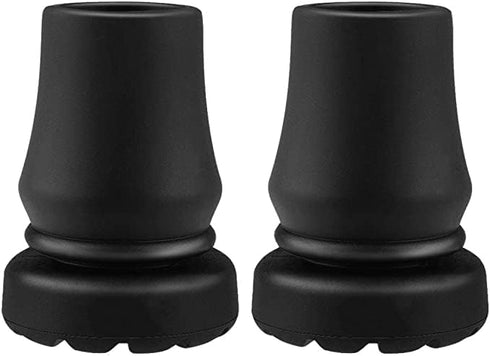 Cane Tips, 2 Pack Nonslip Rubber Universal Walking Cane Tip Replacement Foot for 3/4" Walking Stick, 3/4 Inch...
