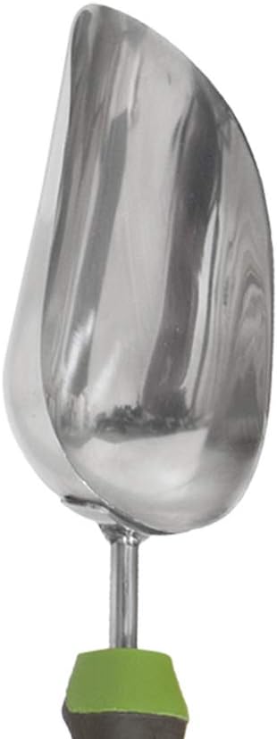 AMES 2445400 Stainless Steel Hand Soil Scoop with Ergo Gel Grip, 13-Inch, Gray...